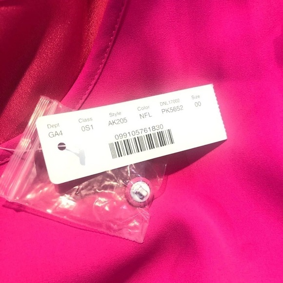 J.crew NWT Pink Tie-front Pleated Dress Size 00 - Picture 10 of 10